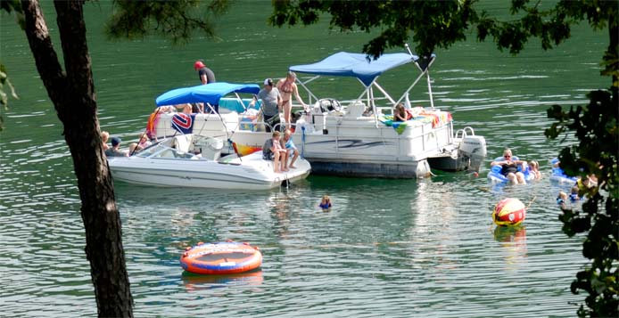 Family Reunion on the water