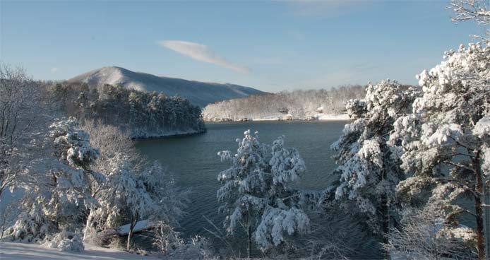 Snow on Smith Mountain