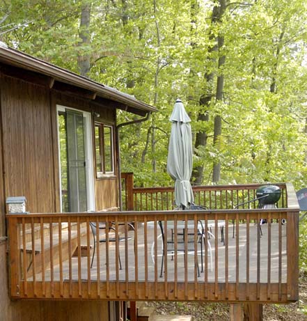 Deck at Cabin 1