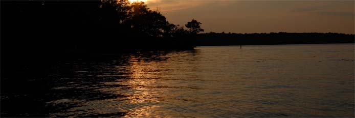 Sunset on Smith Mountain Lake